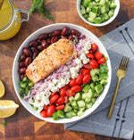 Zesty Greek Salmon Salad